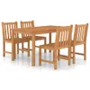 vidaXL 5-tlg. Garten-Essgruppe Massivholz Teak -  Produktbild-Vorschau 14
