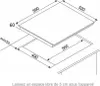 Table de cuisson à induction 60cm 4 feux 7200w noir - Fagor Voir les images du produit 4