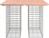 DELUKE® Gartenbank Gabionen TELLE aus Stahl | 100x102x72cm Produktbild-Vorschau 4