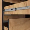 Eck-Schreibtisch AKORD B20 links Eiche Craft und 4 Ablagen Produktbild-Vorschau 3