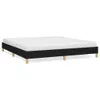 vidaXL Bettgestell ohne Matratze Schwarz 180x200 cm Stoff Produktbild-Vorschau 1