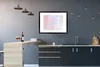 MuchoWow® Gerahmtes Poster Farbe - Pastell - Gestaltung Produktbild-Vorschau 5