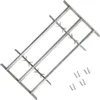 vidaXL Fenstergitter 1000-1500 mm Galvanisiertes Stahl Produktbild-Vorschau 8