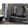 Mexen Loft lustro łazienkowe owalne 90 x 55 cm, rama czarna Podgląd zdjęcia produktu 3
