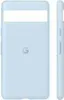 A light blue Google Pixel 7a phone case is shown from the front and side. Produktbild-Vorschau