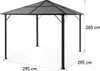 Blumfeldt Pantheon Solid Sky Ambient Solar, pavilon s šedou Náhled obrázku produktu 9