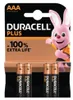 Duracell Plus, Einwegbatterie, AAA, Alkali, 1,5 V, 4 Produktbild-Vorschau 3