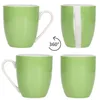 6er Set Variant Grün Kaffeebecher 350ml bunte Produktbild-Vorschau 3