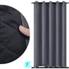 1x Outdoor Vorhang Grau Wetterfest Mit Ösen Gardinen Produktbild-Vorschau 1