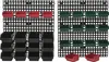 Two pegboards with storage bins attached. Produktbild-Vorschau