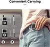 A person is putting a small electronic device into their jeans pocket. Náhled obrázku produktu