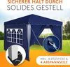 Kronenburg Faltpavillon 3x3m - Wasserfest, UV-Schutz 50+, 4 Produktbild-Vorschau 5
