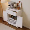 Kommode, Badezimmerschrank, Schubladen, 2 Türen, Regal, Produktbild-Vorschau 2