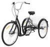 26 Zoll Dreirad 6 Gang Fahrrad Erwachsenen Dreirad Produktbild-Vorschau 5