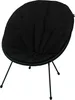 A black cushion for a chair, shown on a white background. Produktbild-Vorschau