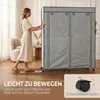 HOMCOM Stoffschrank Kleiderschrank mit Kleiderstange, 10 Produktbild-Vorschau 6