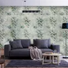 Selbstklebende Folie Fototapete - Mint tones - green leaf Produktbild-Vorschau 2