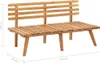 vidaXL Banc de jardin avec coussins 115 cm bois massif Voir les images du produit 13