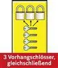 Burg Wächter Vorhängeschloss Trio 20.0 x 22.0 mm - 3 Stück Produktbild-Vorschau 6