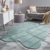 TT Home Wohnzimmer Teppich Unifarben Flauschig Modern Produktbild-Vorschau 3