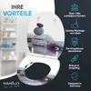 SANILO® WC-Sitz mit Absenkautomatik und Schnellverschluss Produktbild-Vorschau 3