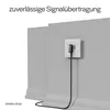 TAE-F Stecker auf RJ45 Stecker, VDSL Routerkabel, schwarz, Produktbild-Vorschau 5