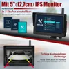 CARMATRIX HD Solar Funk Rückfahrkamera mit 5" Monitor Produktbild-Vorschau 3