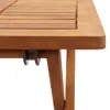 vidaXL Skladací záhradný stolík 40 x 40 x 40 cm z masívneho Náhľad obrázku produktu 5