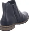 A black leather boot shown from the side and back. Anteprima dell’immagine prodotto