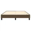 The Living Store Sommier tapissier brun foncé 140x190 cm Voir les images du produit 4