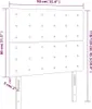 LED Kopfteil Dunkelgrau 90x5x118/128 cm Stoff Produktbild-Vorschau 6
