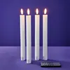 Set 4-teilig - LED Stabkerze - Echtwachs/Kunststoff/LED - Produktbild-Vorschau 6