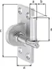 Alberts 318239 Schroefbare klauwen, verstelbaar tot 20 mm, Productafbeelding-voorbeeld 1