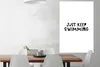 MuchoWow® Poster Kinderillustration mit dem Zitat 'Just Produktbild-Vorschau 2