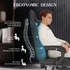 Verdego Gaming-Stuhl, Schwarz, Bürostuhl Ergonomisch, Produktbild-Vorschau 3
