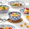 Vancasso Tafelservice, 24-tlg Blau und Weiß Porzellan Produktbild-Vorschau 4