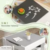HOMCOM Kindertisch und 2 Stühle Set Tisch mit Stühlen für Produktbild-Vorschau 4