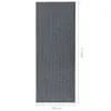 vidaXL Schmutzfangläufer Grau 100x300 cm Produktbild-Vorschau 6