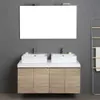 Badmöbelset 120cm  mit 4 Türen Eichen-Holzoptik +  Produktbild-Vorschau 1