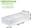 A diagram of a rectangular raised garden bed with dimensions and capacity indicated. Voir les images du produit