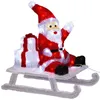 LED-Figur für Außenbereich, Weihnachtsmann auf Schlitten, Produktbild-Vorschau 2