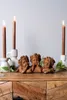 Clayre & Eef Kerzenständer 9 cm Beige Porzellan Produktbild-Vorschau 6