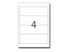 Ordneretiketten A4 weiß 192x61 mm Papier matt blickdicht 40 Produktbild-Vorschau 27