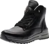 A black leather boot with a gray sole is shown against a white background. Anteprima dell’immagine prodotto