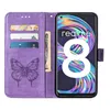 OPPO Realme 8 Hülle, Schmetterling Prägung Flip Leder Produktbild-Vorschau 3
