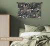 MuchoWow® Wandteppich Wandbehang Blumen - Vögel - Blätter Produktbild-Vorschau 4