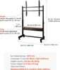 A diagram of a TV stand with dimensions and specifications. Anteprima dell’immagine prodotto
