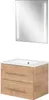 Fackelmann B.perfekt Badmöbel Set 3-teilig, 60 cm, Braun Produktbild-Vorschau 1