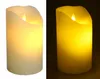 LED Stumpenkerze 12,5 cm creme / elfenbein mit Timer mit Produktbild-Vorschau 4