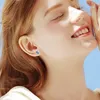 Ohrringe 925 Sterling Silber Kristall Engelsflügel Produktbild-Vorschau 3